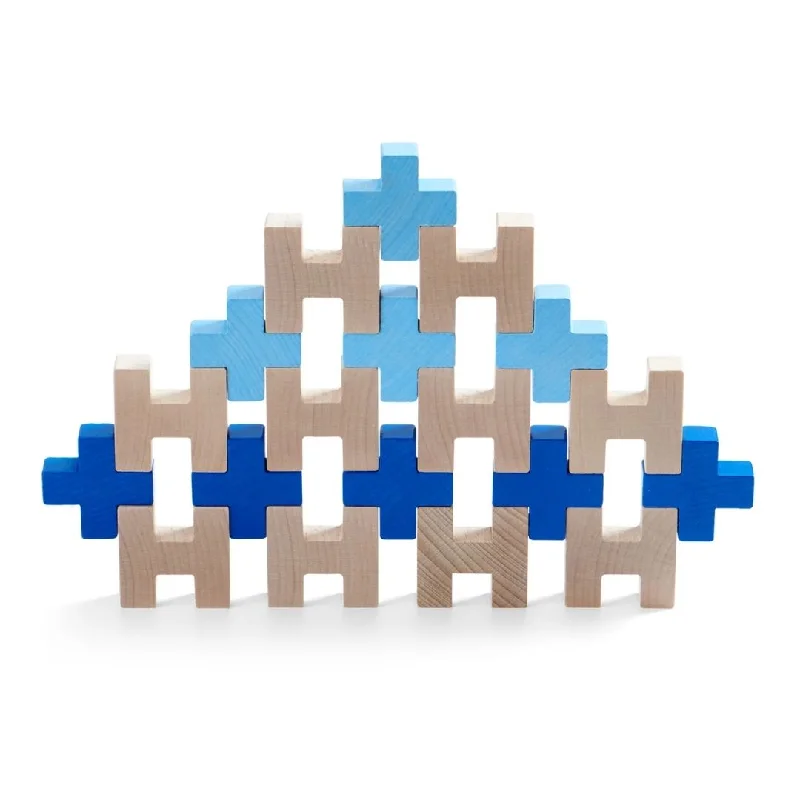 intricately designed wooden toys                 3D Aerius Wooden Blocks