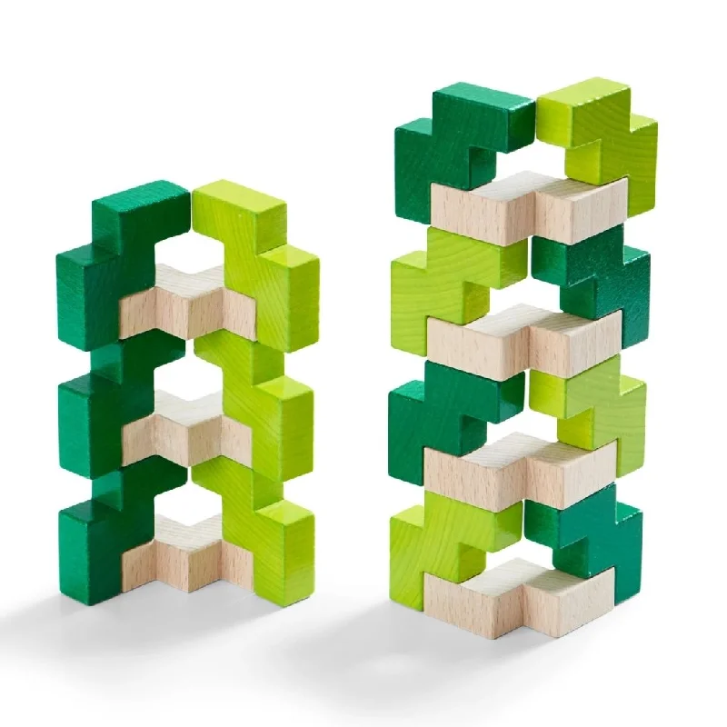 beautifully detailed wooden toys                  3D Viridis Wooden Blocks