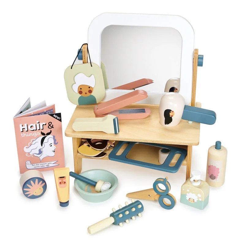 whimsical wooden toys                   Hair Salon Set
