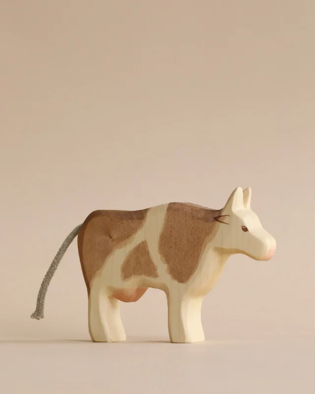 robust and child-safe wooden toys for all ages                   Handmade Holzwald Cow