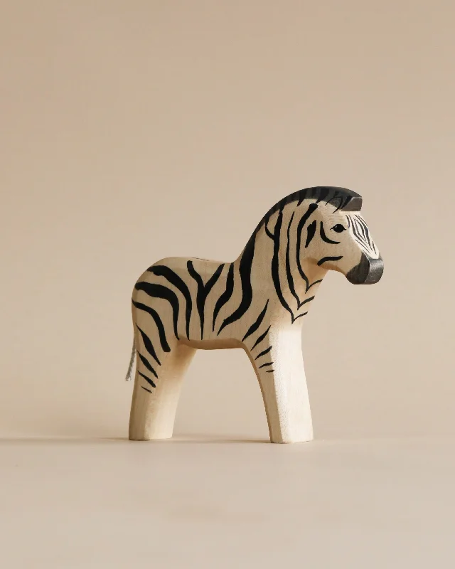 colorful and cheerful wooden toys                   Handmade Holzwald Zebra