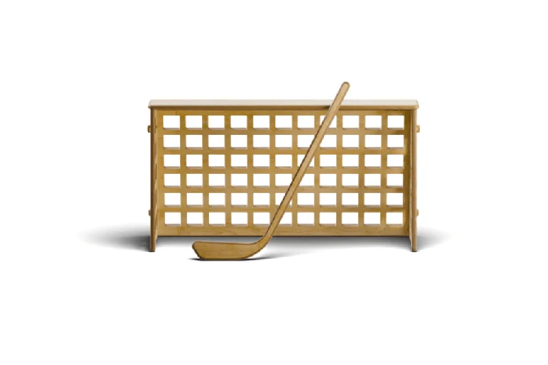 enchanting wooden toys that bring joy and happiness to children                   Indoor Wooden Hockey Net and Stick