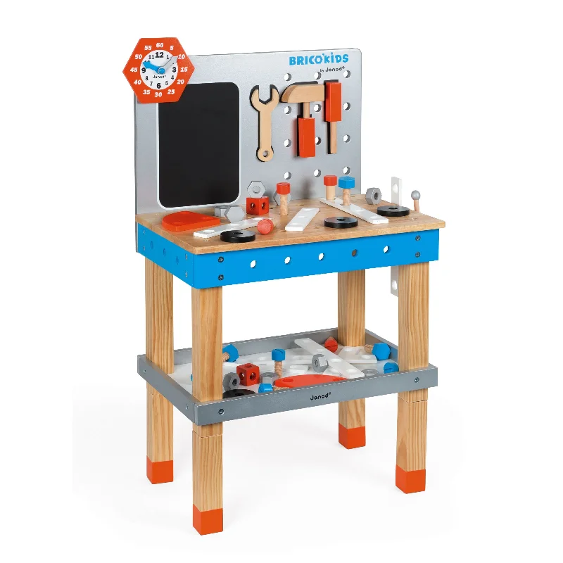 historically accurate and educational wooden toys that teach about cultures                   Janod Bricokids DIY Giant Magnetic Workbench