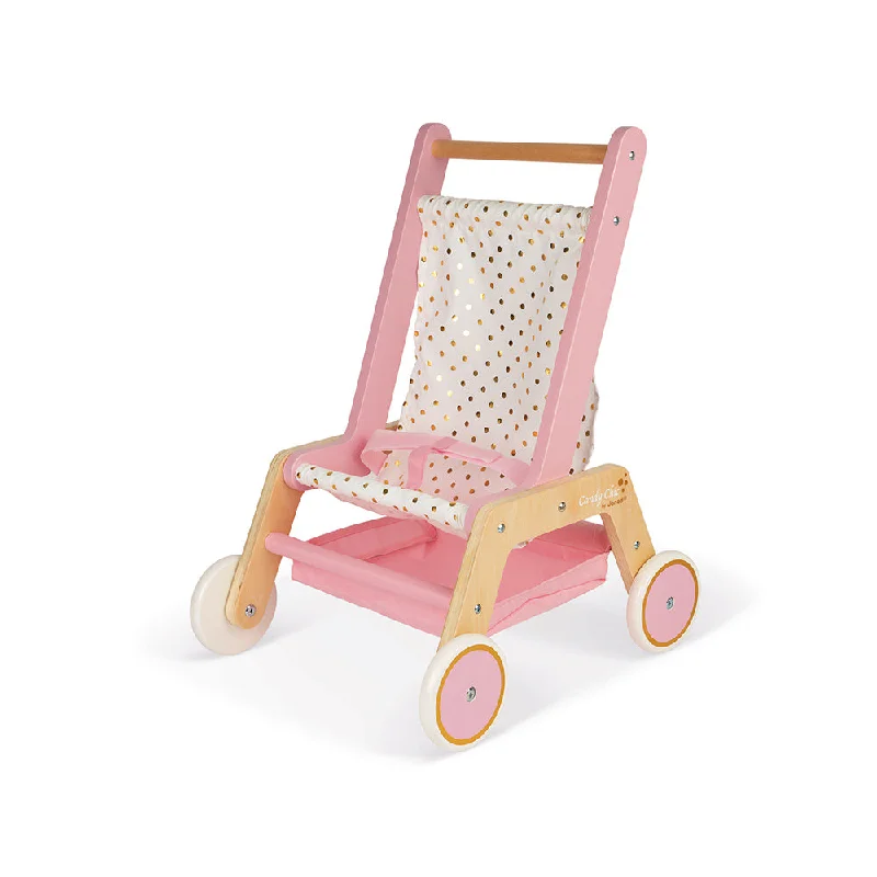 non-toxic wooden toys                   Janod Candy Chic Stroller