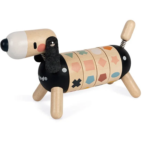 eco-conscious and sustainable wooden toys for children                   Janod Sweet Cocoon Shapes and Colours