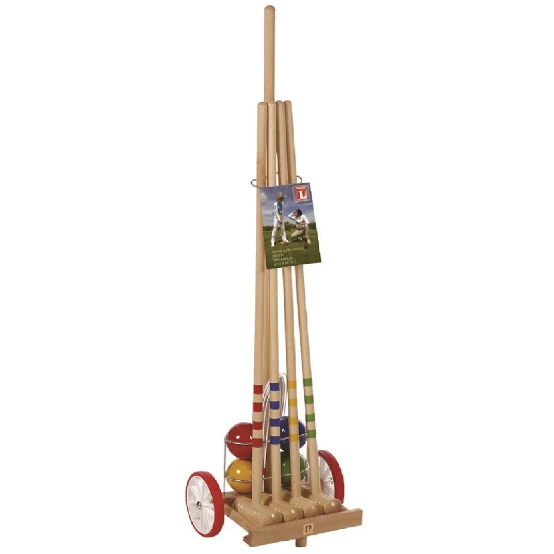 enchanting wooden toys that bring joy and happiness to children 4 Player Croquet Set with Trolley enchanting wooden toys that bring joy and happiness to children 4 Player Croquet Set with Trolley