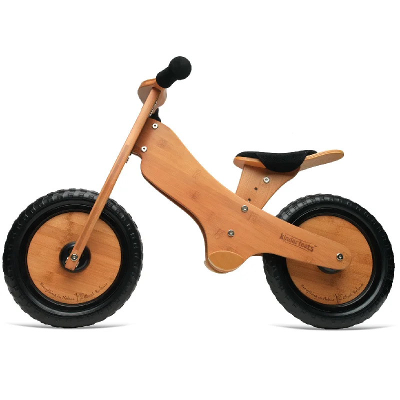 colorful wooden toys for toddlers             Kinderfeets Balance Bike Bamboo