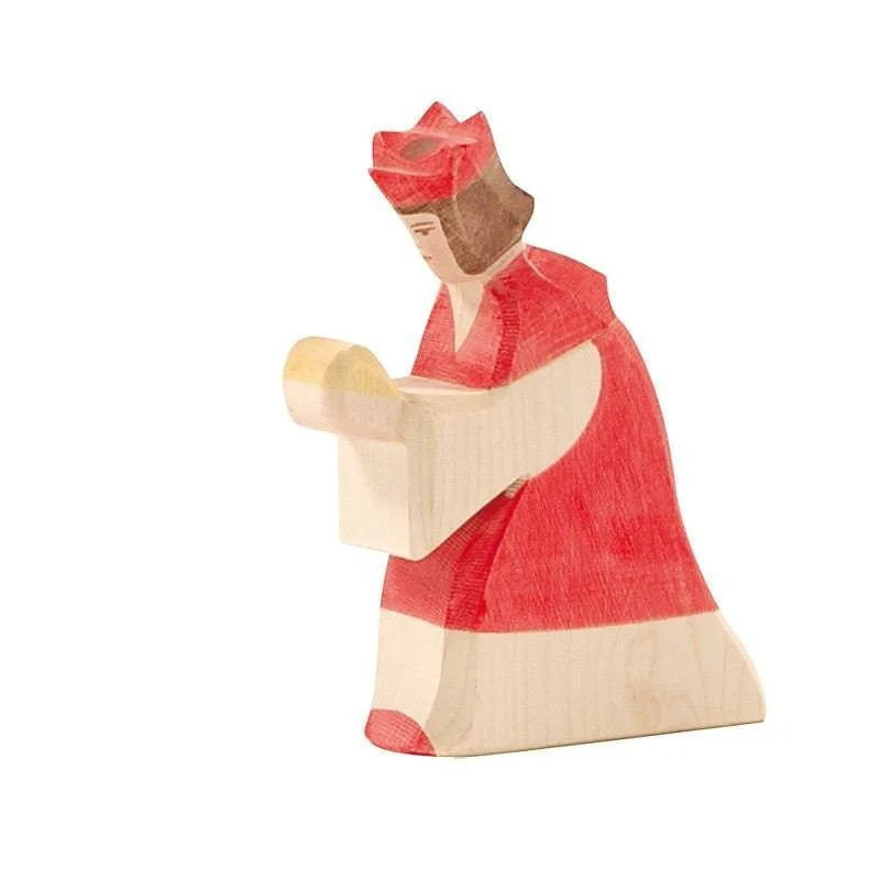 robust and durable wooden toys that are built to last                   Ostheimer Nativity Red King