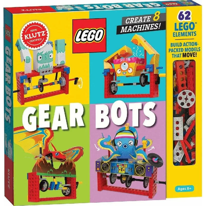 Reflecting popular cultures LEGO themesKlutz Lego Gear Bots Science/STEM Activity Kit Reflecting popular cultures LEGO themesKlutz Lego Gear Bots Science/STEM Activity Kit