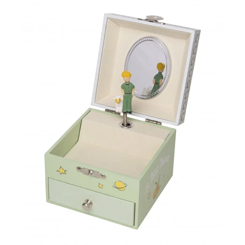 whimsical wooden toys La boutique du Petit Prince The Little Prince Musical Cube Box - Garden whimsical wooden toys La boutique du Petit Prince The Little Prince Musical Cube Box - Garden