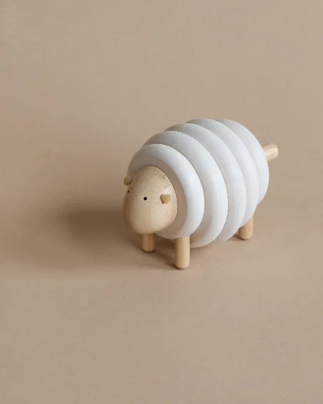 enchanting and whimsical wooden toys for children                   Lacing Wooden Sheep
