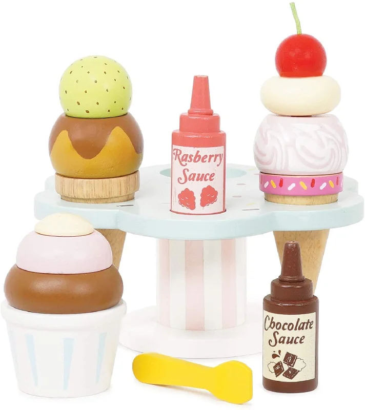 historically accurate and educational wooden toys that teach about cultures                   Le Toy Van Carlo's Wooden Ice Cream Gelato Stand