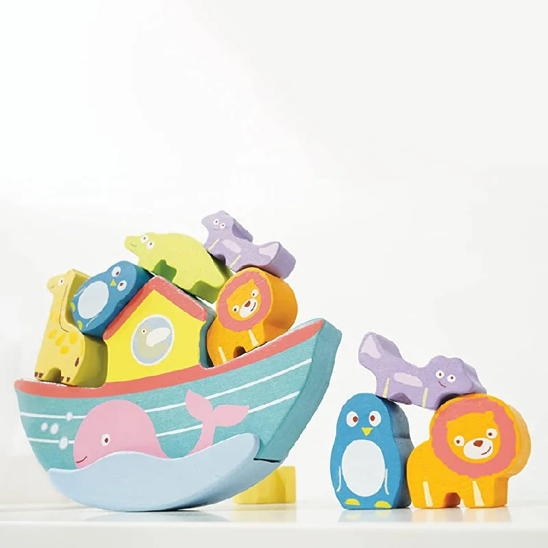 beautiful and detailed wooden toys that inspire creativity Le Toy Van Noah's Balancing Ark with 10 Animals Wooden beautiful and detailed wooden toys that inspire creativity Le Toy Van Noah's Balancing Ark with 10 Animals Wooden