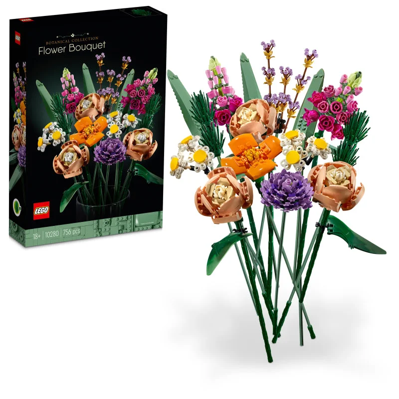 Promoting fine motor skills LEGO setsLEGO 10280 Icons Botanical Collection Flower Bouquet