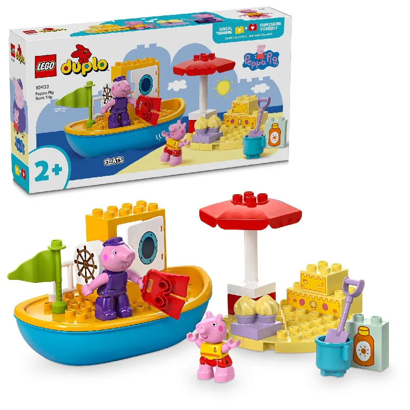 Intricately designed LEGOLEGO 10432 Duplo Peppa Pig Boat Trip