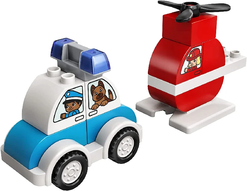 Adorable and charming LEGO charactersLEGO Duplo - Fire Helicopter and Police Car 10957 Adorable and charming LEGO charactersLEGO Duplo - Fire Helicopter and Police Car 10957