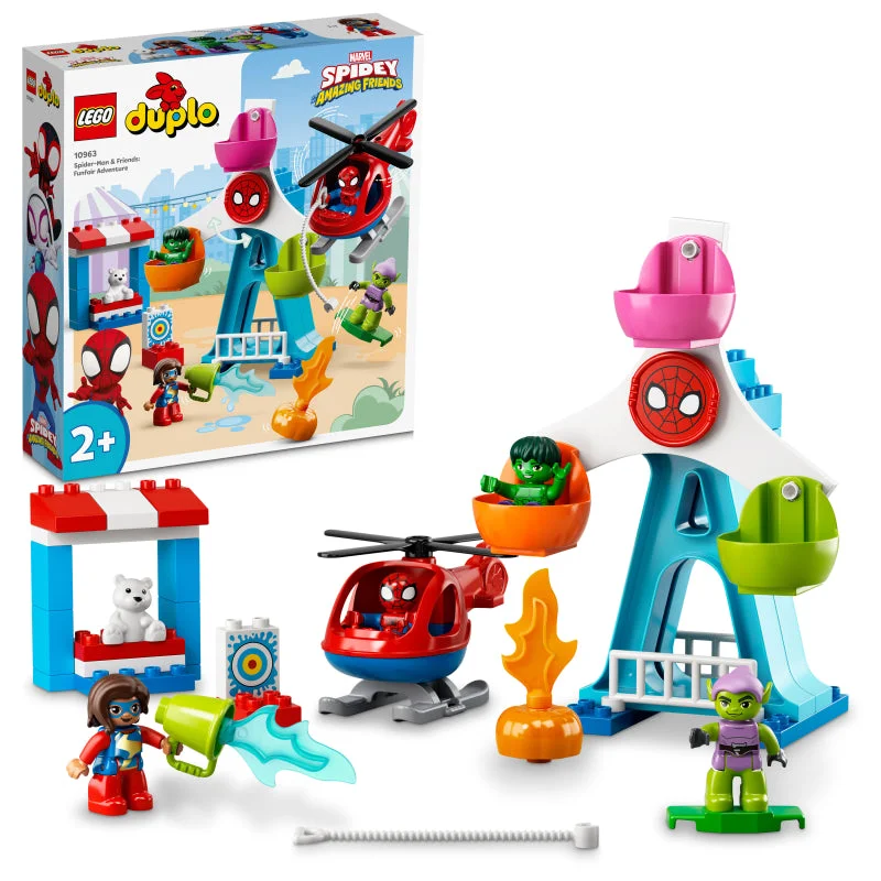 Offering endless possibilities LEGOLEGO 10963 Duplo Marvel Spider-Man & Friends Funfair Adventure Offering endless possibilities LEGOLEGO 10963 Duplo Marvel Spider-Man & Friends Funfair Adventure