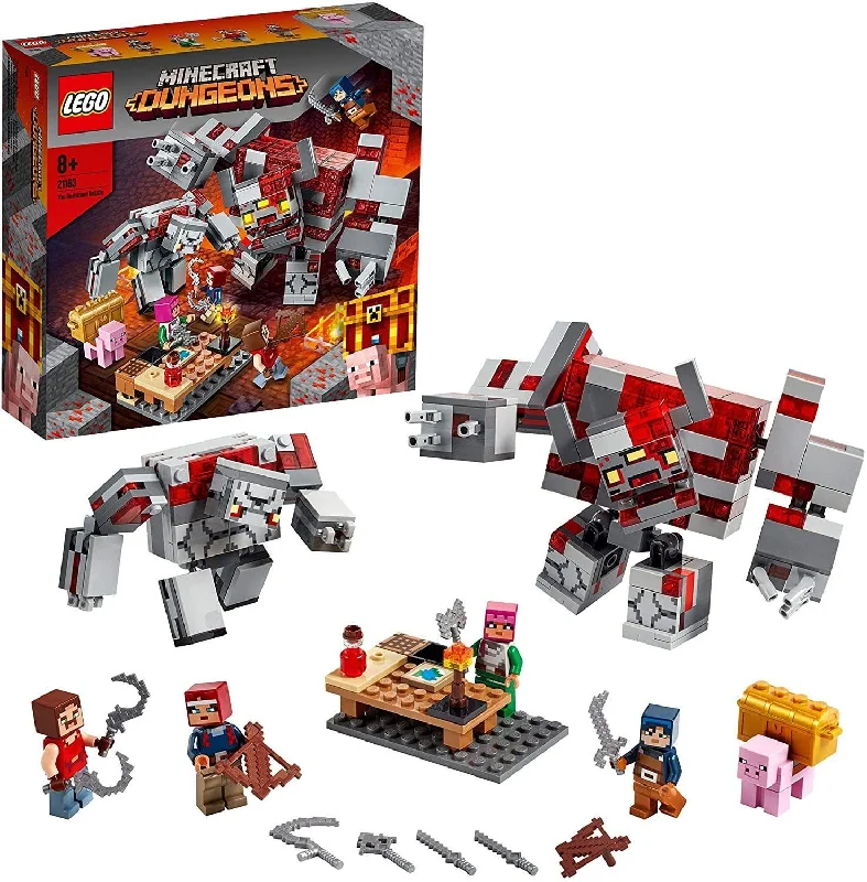 Offering hours of entertainment LEGOLEGO MINECRAFT 21163 The Redstone Battle Building Set