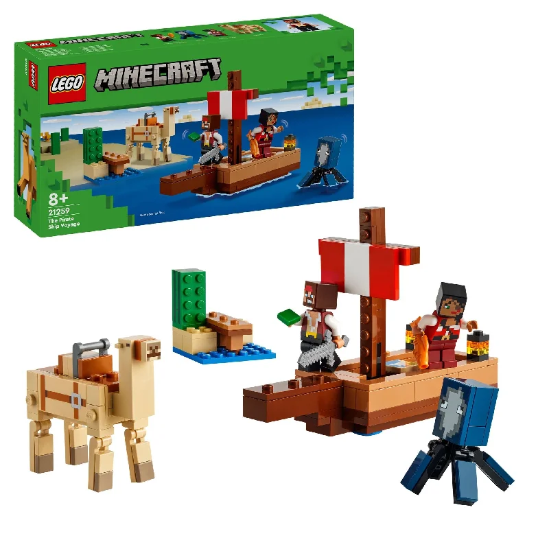 Offering hours of entertainment LEGOLEGO 21259 Minecraft The Pirate Ship Voyage
