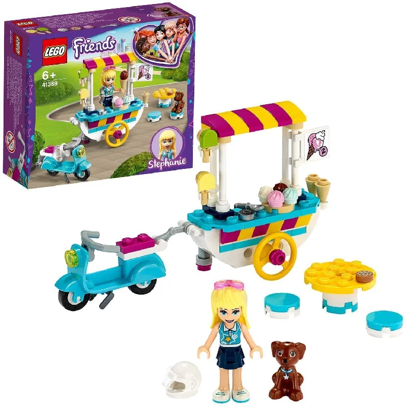 Promoting language development LEGOLEGO FRIENDS 41389 Ice Cream Cart Playset with Stephanie