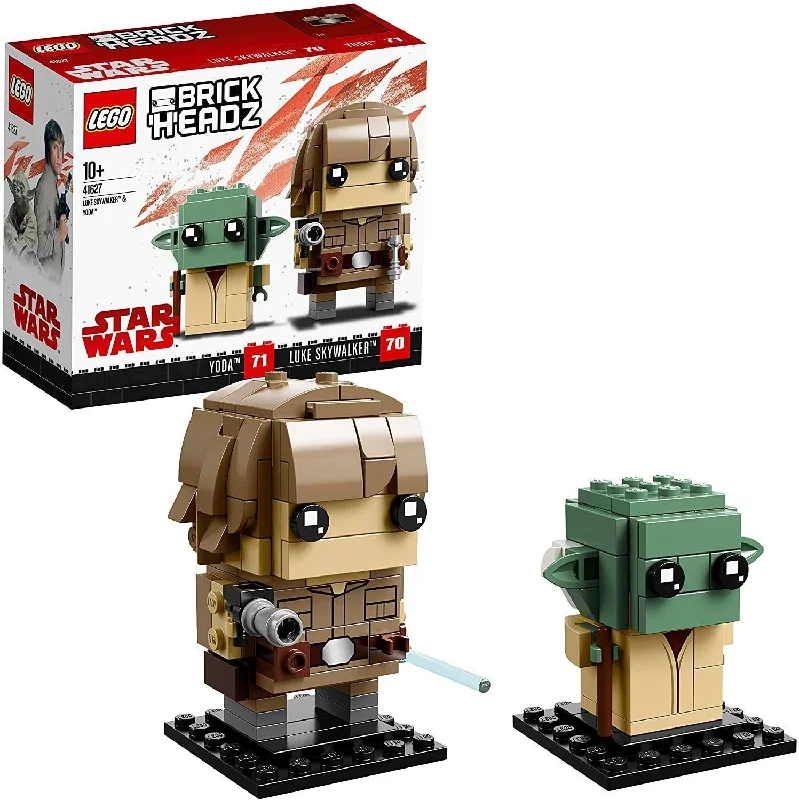 Engagement-boosting LEGO activitiesLEGO BRICKHEADZ 41627 Star Wars Luke Skywalker and Yoda Figures