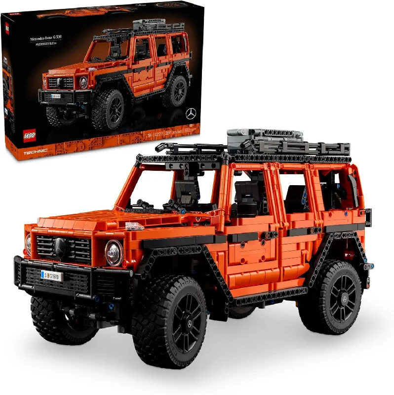 Stimulating and engaging LEGO playLEGO 42177 Technic Mercedes-Benz G 500 Professional Line Car Building Set, G-Wagon Model Car Gift for Adults, 4X4 and Off-Road Vehicle, Mercedes-Benz Collectibles and Merchandise,