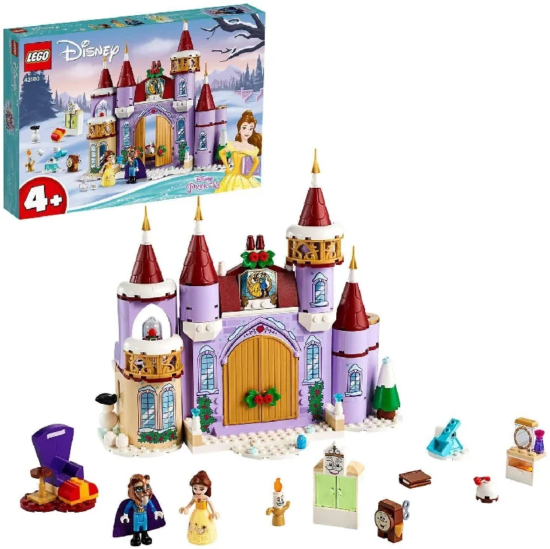 Stimulating and engaging LEGO playLEGO 43180 Disney Princess Belle’s Castle Winter Celebration