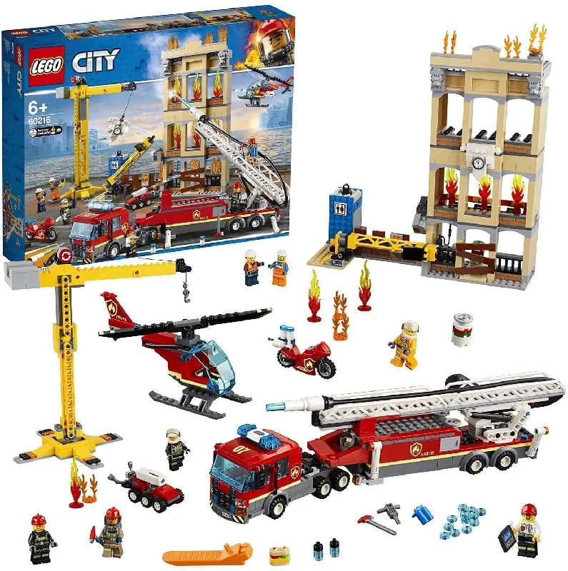 Adorable and charming LEGO charactersLEGO 60216 CITY Fire Downtown Fire Brigade with Fire Engine Truck