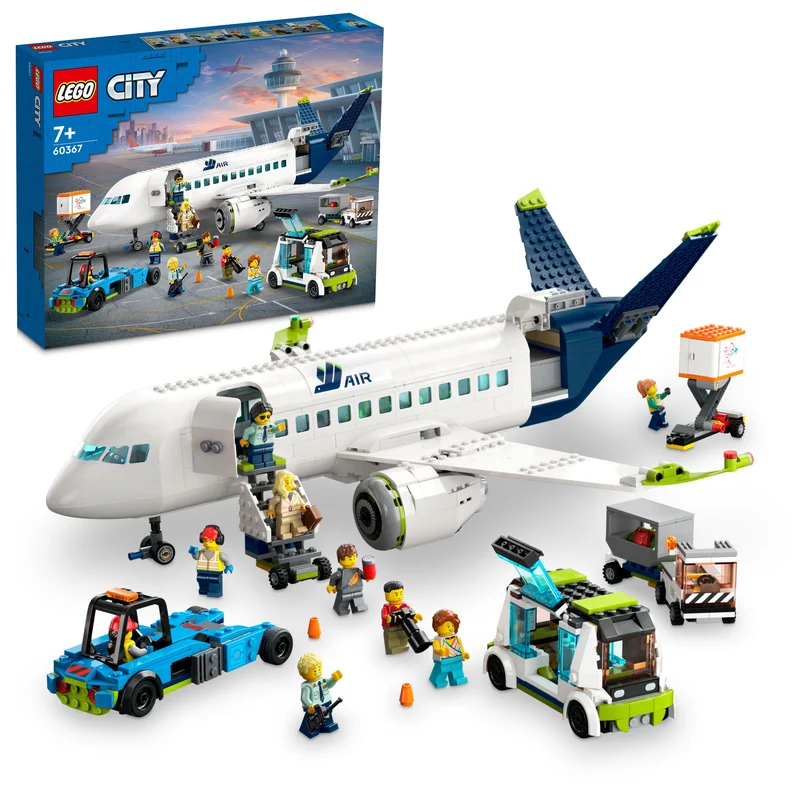Seamlessly fitting LEGO connectionsLEGO 60367 City Passenger Airplane