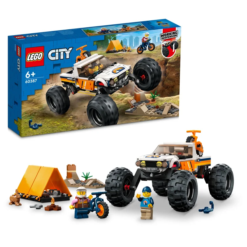 Fostering patience and perseverance LEGOLEGO 60387 City 4X4 Off-Roader Adventures