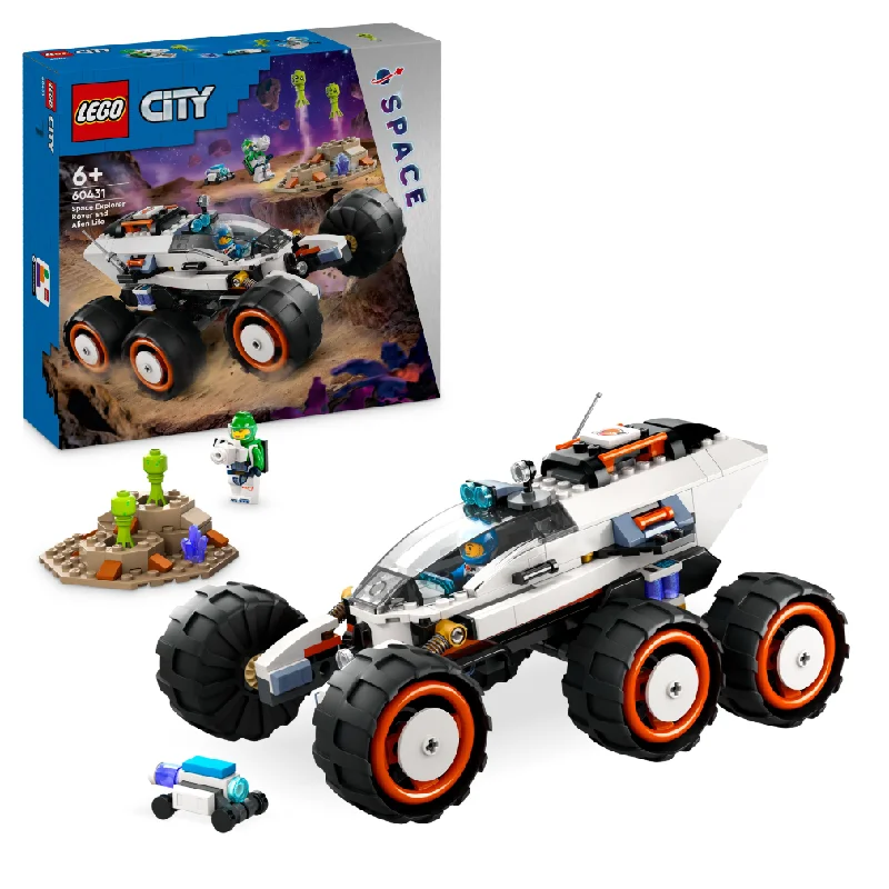 Fun-filled LEGO adventuresLEGO 60431 City Space Explorer Rover And Alien Life
