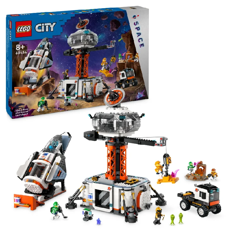 Iconic and recognizable LEGO charactersLEGO 60434 City Space Base And Rocket Launchpad Iconic and recognizable LEGO charactersLEGO 60434 City Space Base And Rocket Launchpad