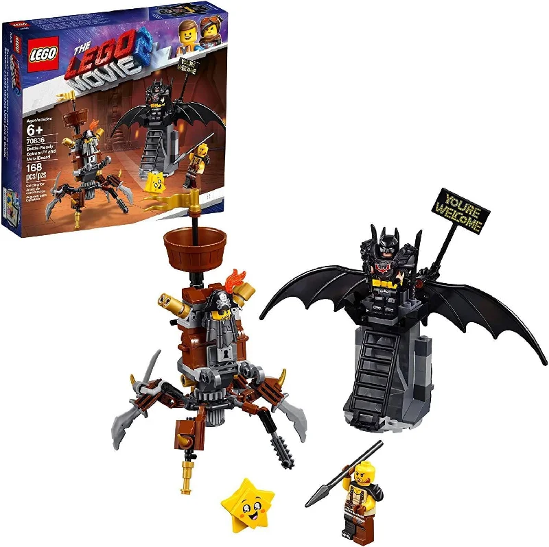 Adorable and charming LEGO charactersLEGO BATMAN 70836 LEGO THE MOVIE 2 Battle Ready Batman and MetalBeard Building Kit