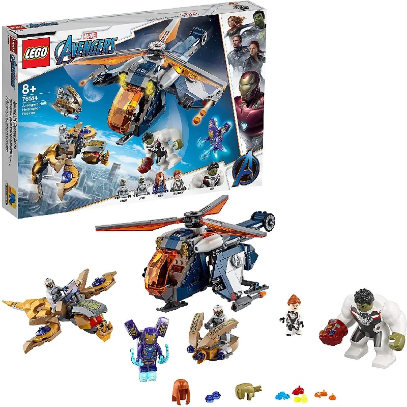 Offering a sense of accomplishment LEGOLEGO MARVEL 76144 Super Heroes Marvel Avengers Endgame Hulk Helicopter Rescue