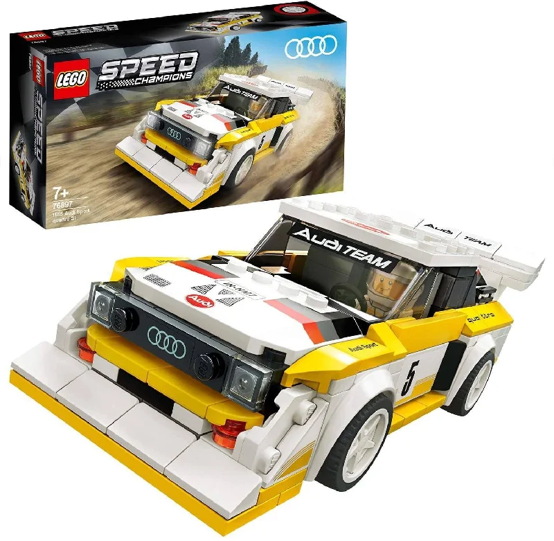 Seamlessly fitting LEGO connectionsLEGO SPEED CHAMPIONS 76897 Audi Sport Quattro S1 Racer Building Set