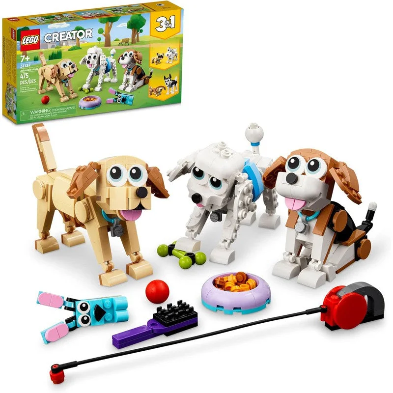 Environmentally friendly LEGO materialsLEGO Adorable Dogs Construction Blocks Set (31137) - TM