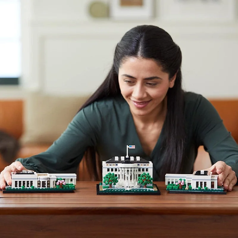 Offering a sense of accomplishment LEGOLEGO Architecture Collection: The White House Building Blocks Kit (1,483 Pieces) - 21054 -  (COD Not Available)