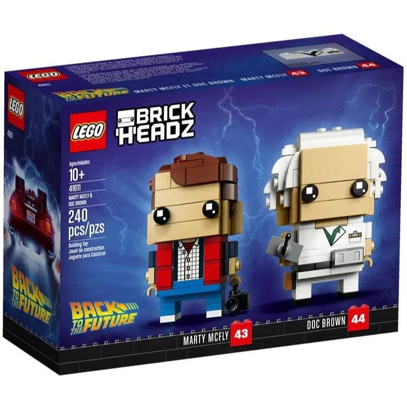 Creatively inspiring LEGOLEGO [BrickHeadz: Back to the Future] - Marty McFly & Doc Brown (41611)