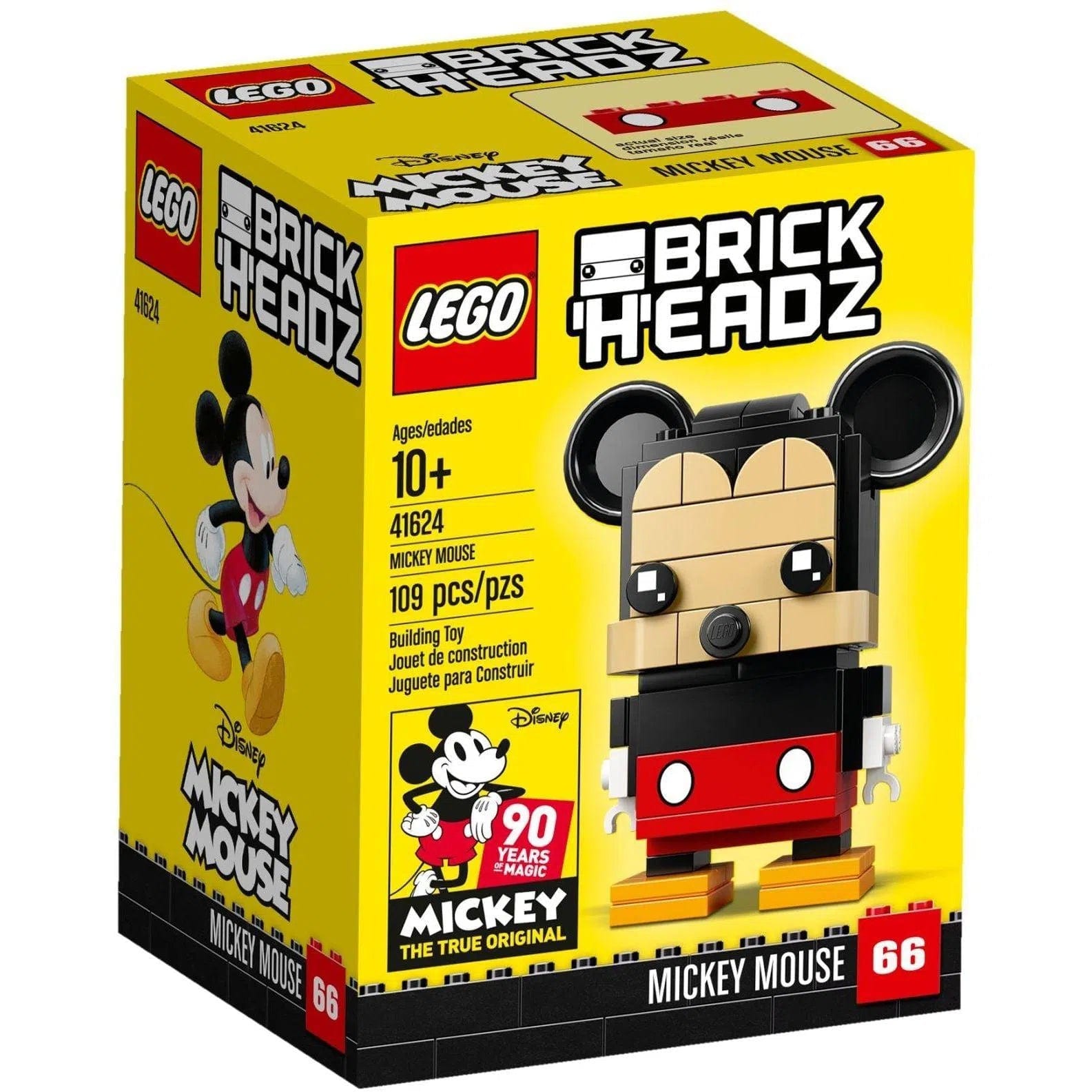 Encouraging hand-eye coordination LEGOLEGO [BrickHeadz: Disney] - Mickey Mouse (41624)