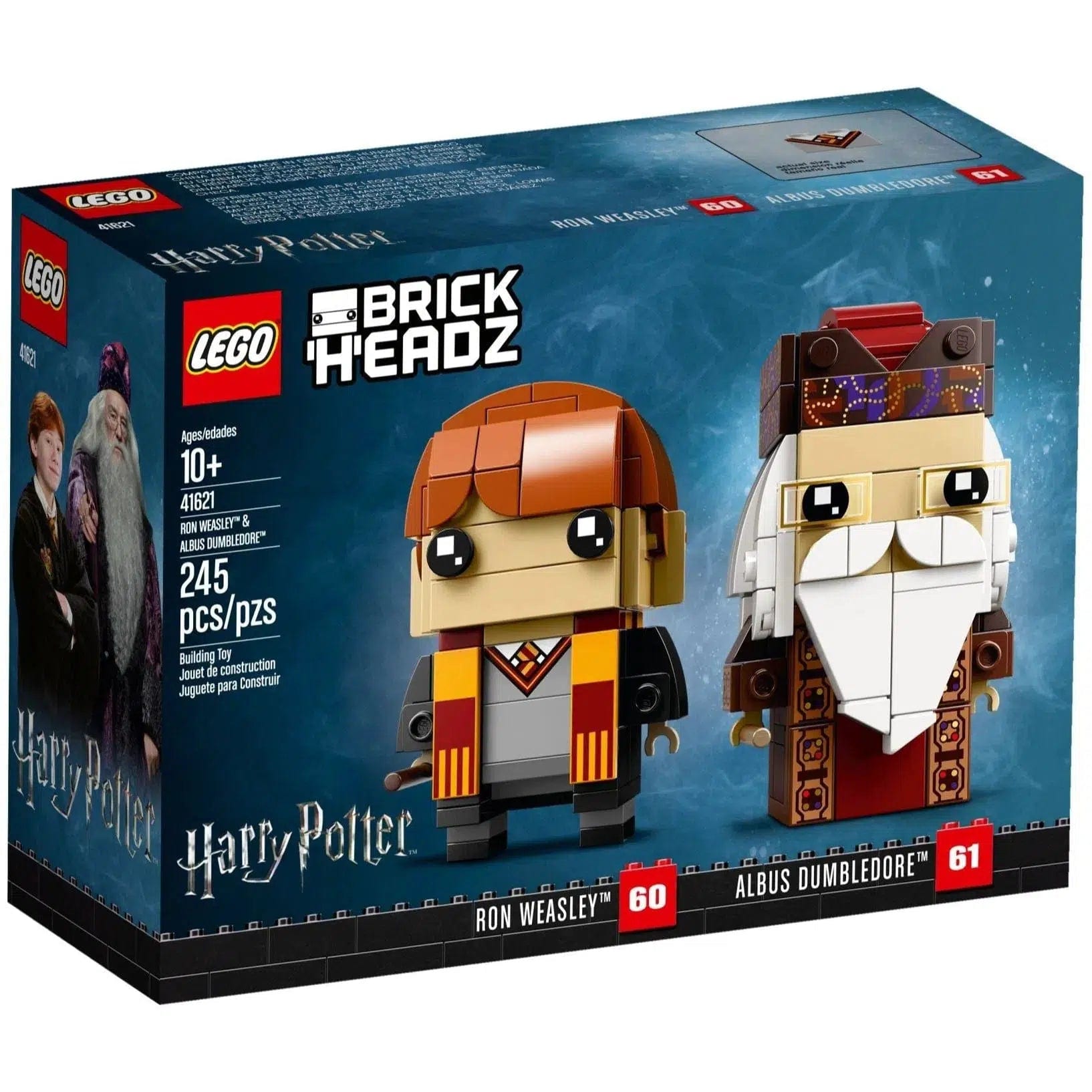 Facilitating collaborative play LEGOLEGO [BrickHeadz: Harry Potter] - Ron Weasley & Albus Dumbledore (41621)