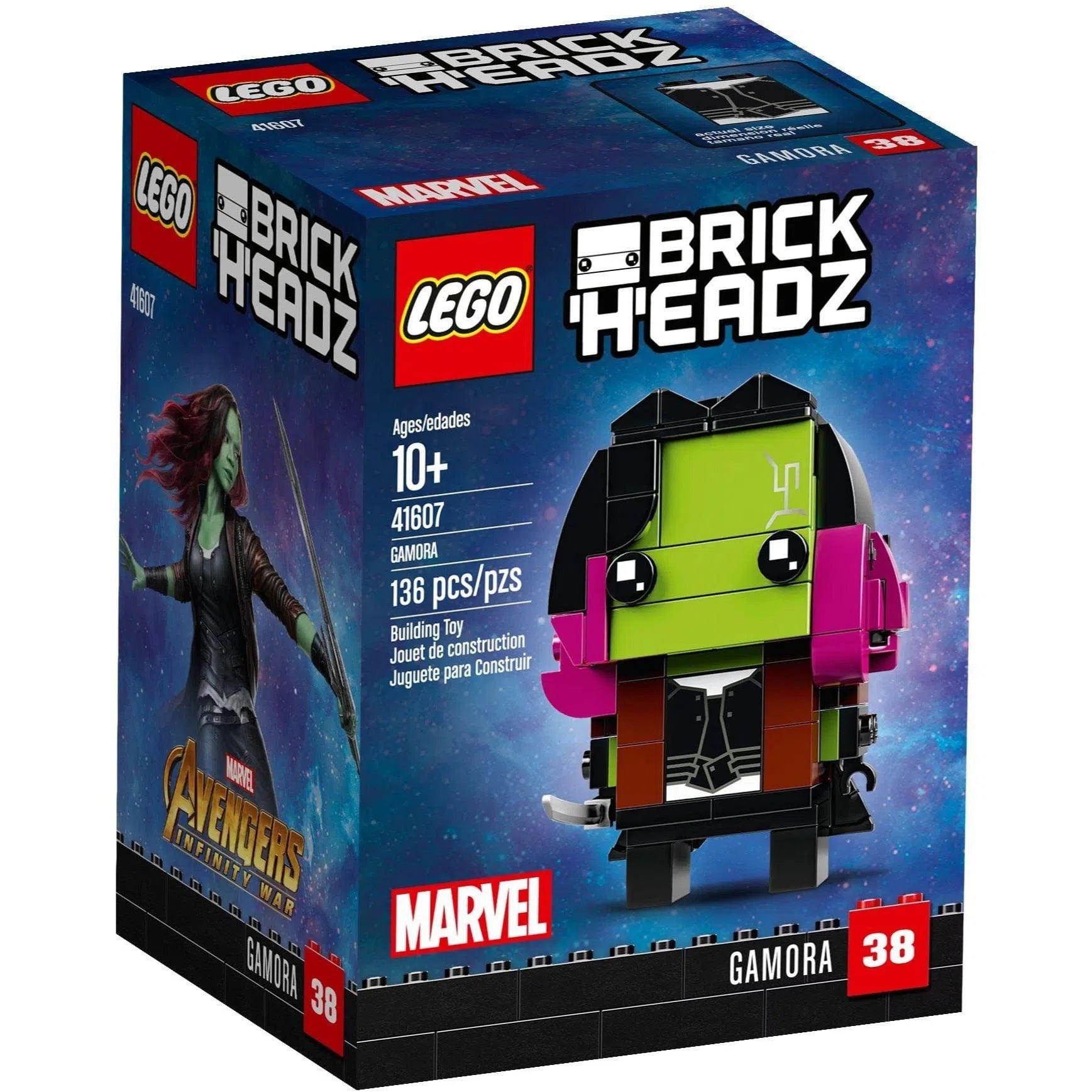 Non-toxic and safe LEGO toysLEGO [BrickHeadz: Marvel] - Gamora (41607)