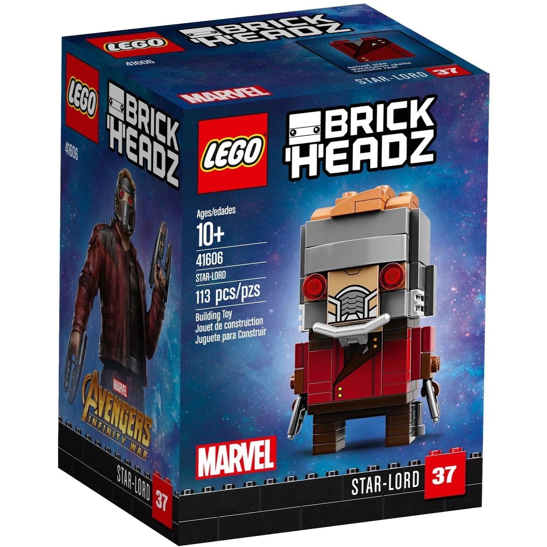 Fun-filled LEGO adventuresLEGO [BrickHeadz: Marvel] - Star-Lord (41606)