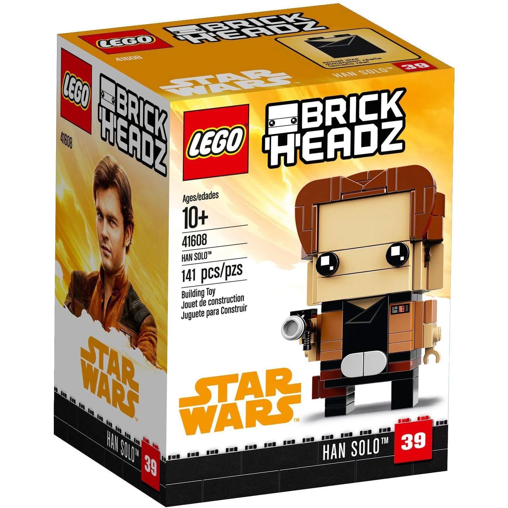 Stimulating and engaging LEGO playLEGO [BrickHeadz: Star Wars] - Han Solo (41608)