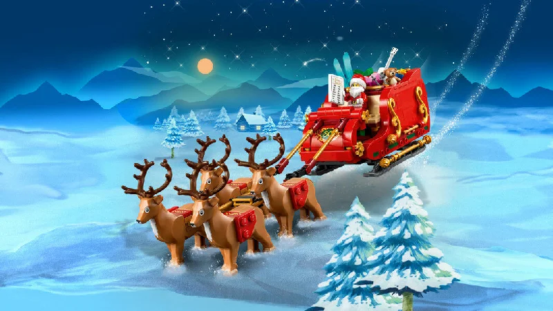 Seamlessly fitting LEGO connectionsLego Christmas 40499 Santa's Sleigh