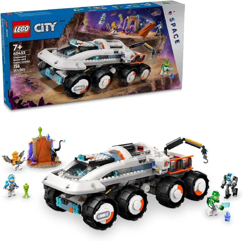 Offering endless joy LEGOLEGO City 60432 Command Rover and Crane Loader Outer Space sealed