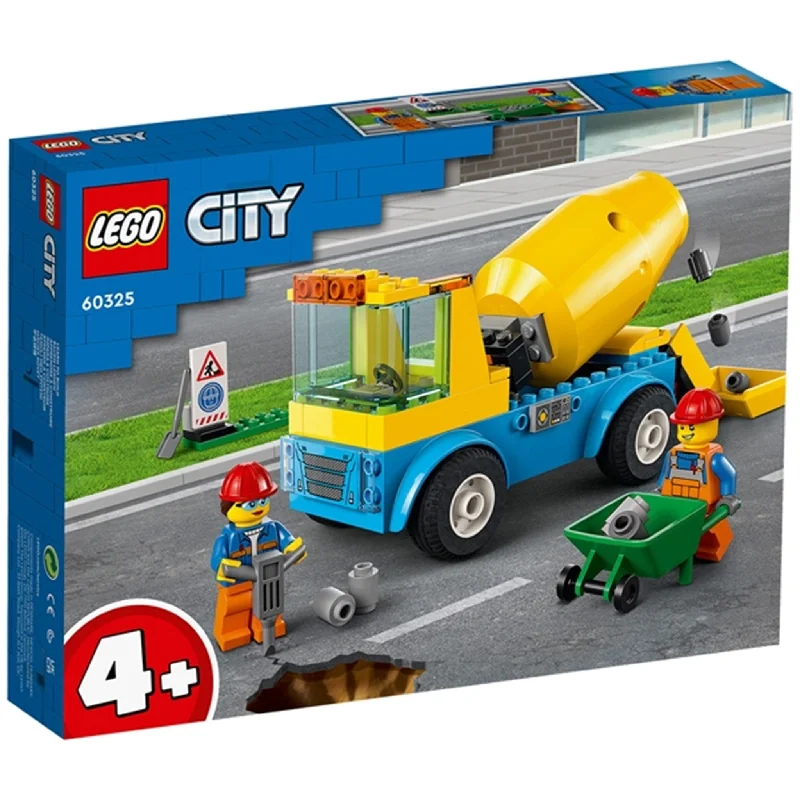 Iconic and recognizable LEGO charactersLEGO® City Cement Mixer Truck