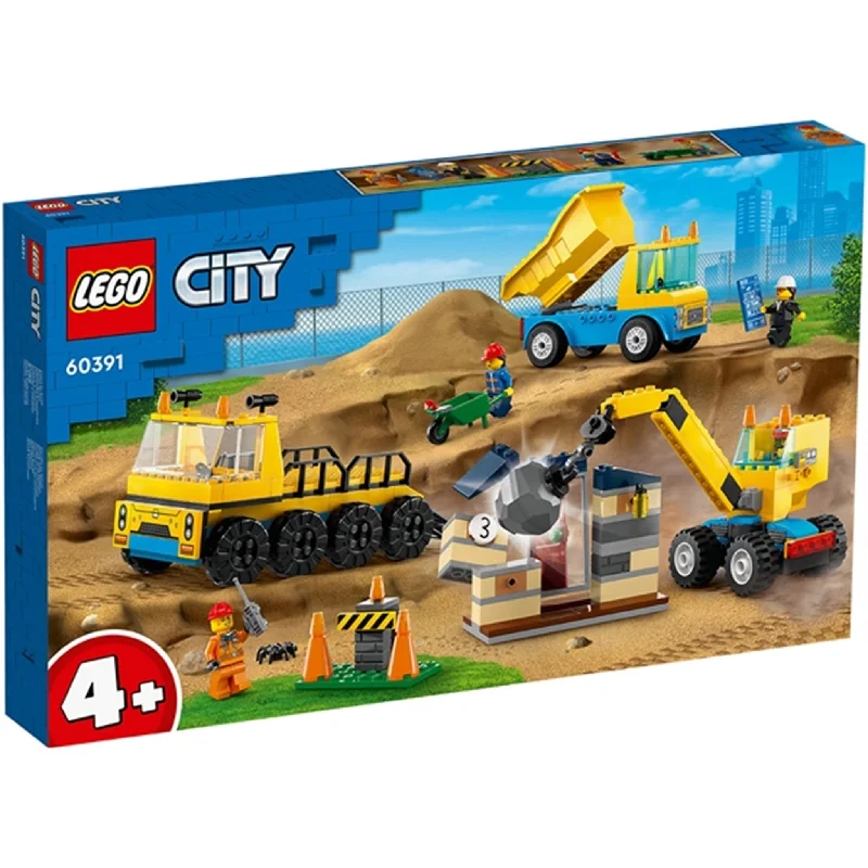 Perfect for both kids and adults LEGOLEGO® City Construction Trucks and Wrecking Ball Crane Perfect for both kids and adults LEGOLEGO® City Construction Trucks and Wrecking Ball Crane