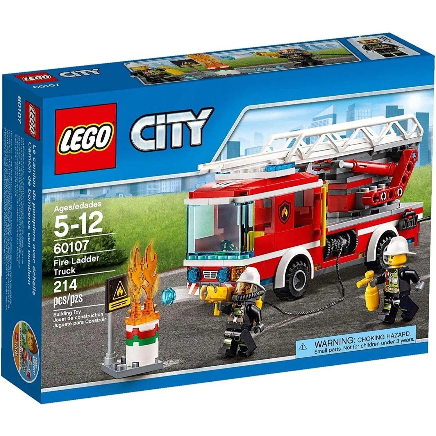 Offering educational value LEGOLEGO [City] - Fire Ladder Truck (60107)