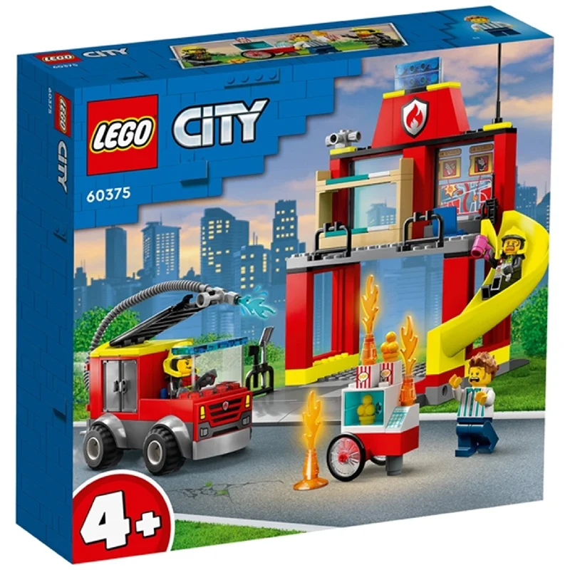 Intricate and intricate LEGO designsLEGO® City Fire Station and Fire Engine