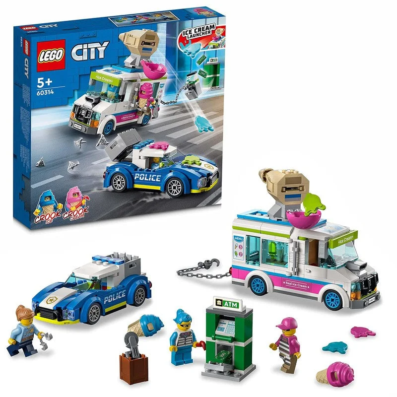 Universally loved LEGO toysLEGO City Ice Cream Van Police Chase 60314 Building Kit (317 Pieces)